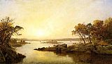 Jasper Francis Cropsey Famous Paintings - Afternoon at Greenwood Lake